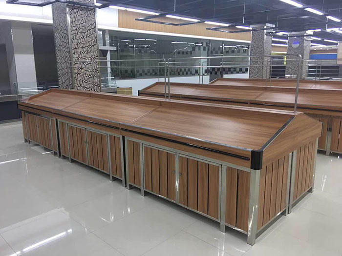 柘城縣佰崗鎮王樓寨喜迎門購物廣場商超貨架案例